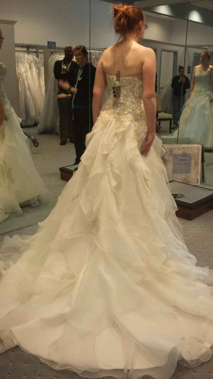 Show me your wedding dresses, and tell me where they are from,and the cost? :)