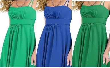 ***UPDATE, WHICH GREEN? (OP):BM Dress Fabric Question.