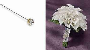 Did anyone buy crystals for their bouquets?