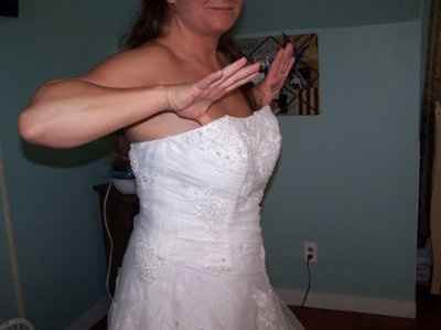 Weight loss & wedding dress *pics*