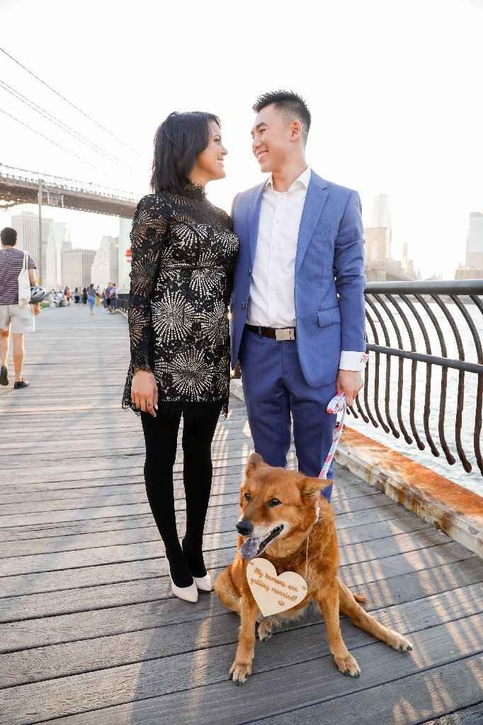 Engagement photos w/ dogs - 3