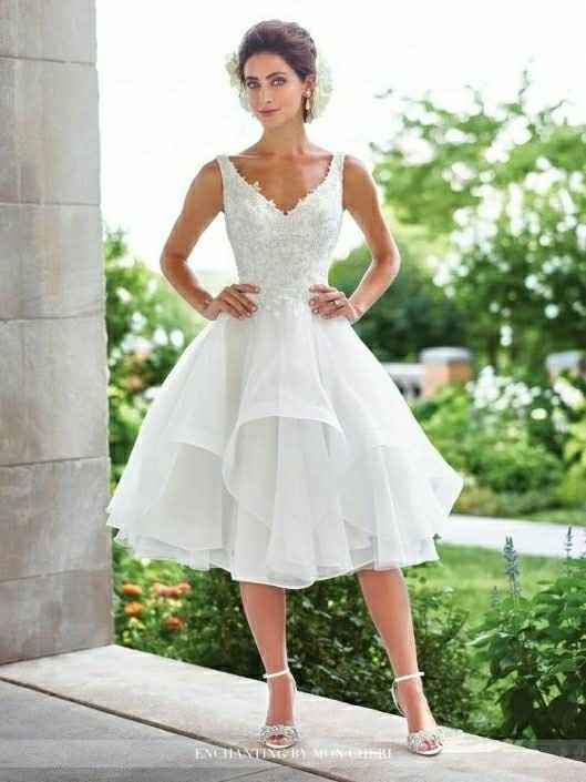 Tea length dress