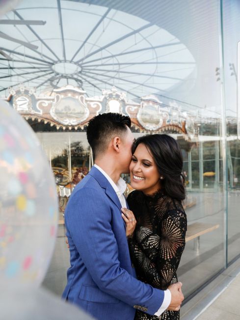What season did you take engagement pics?