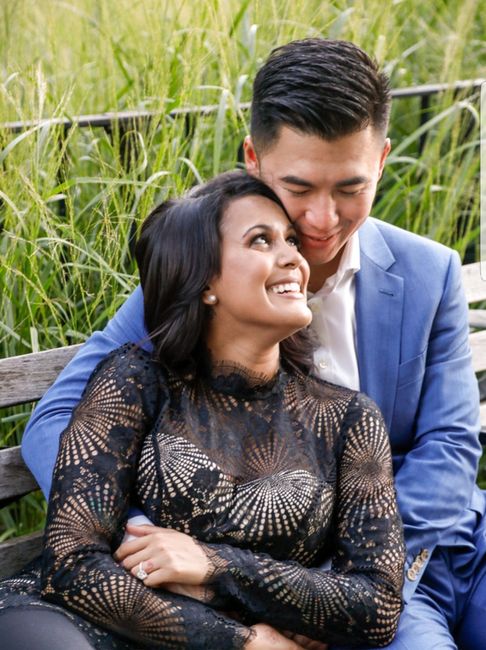 What season did you take engagement pics?