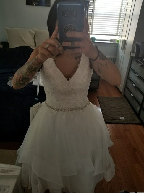 Saving money on a wedding dress