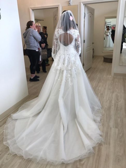 How long did it take for your dress to come in? - 1