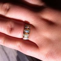 Tried to revive an old thread, but it wouldn't post...so Show me your nontraditional engagement ring