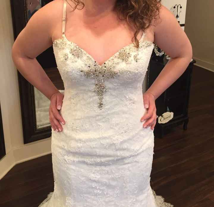 I said yes to the dress!!!!