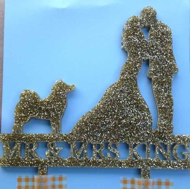 Better Off Wed cake toppers
