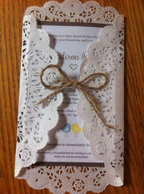 I got the design of my invites! (Pics)