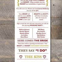 Wedding Program Dilemma