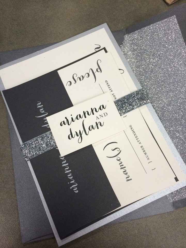 Ordering wedding invitations...?