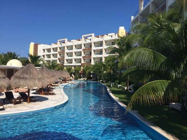 Honeymoon pictures and resort details