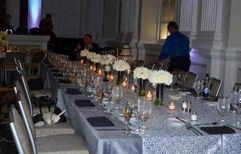 Sequin Tablecloths :)