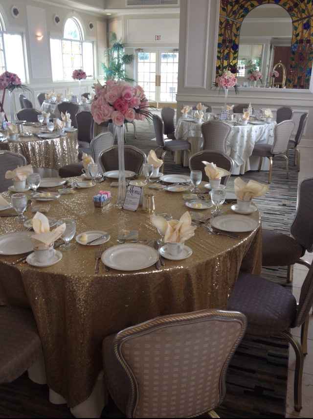 Sequin Tablecloths :)