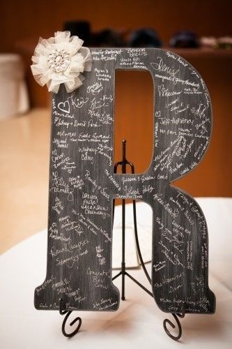 Unique Guest Book!  I'm in LOOOOVE with this!  What are you doing?