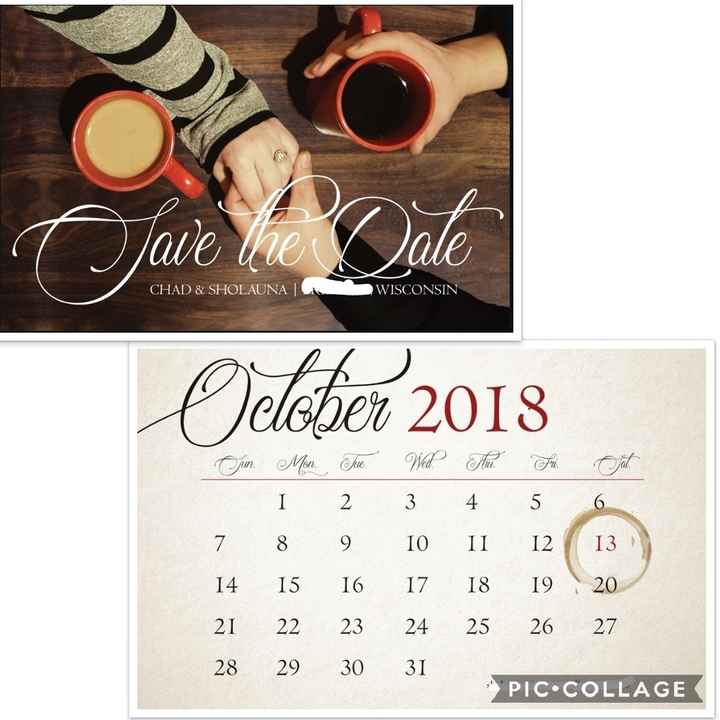 Show us your Save The Dates - 1