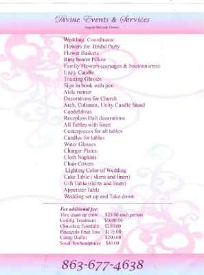 wedding coordinator