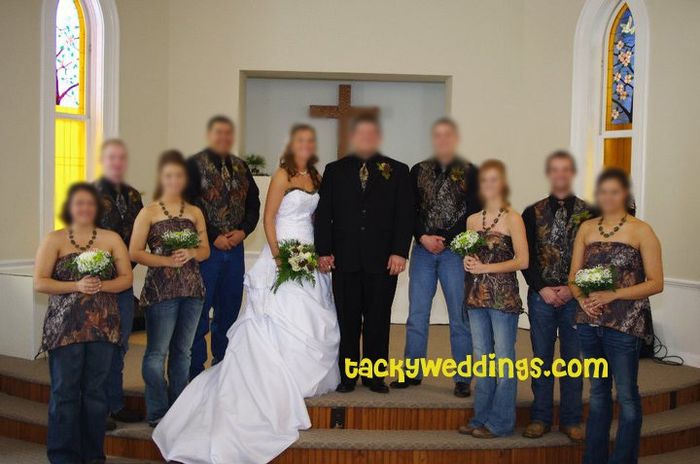 Google "funny wedding pic" or "horrible wedding pic" and post your favorite that popped up!