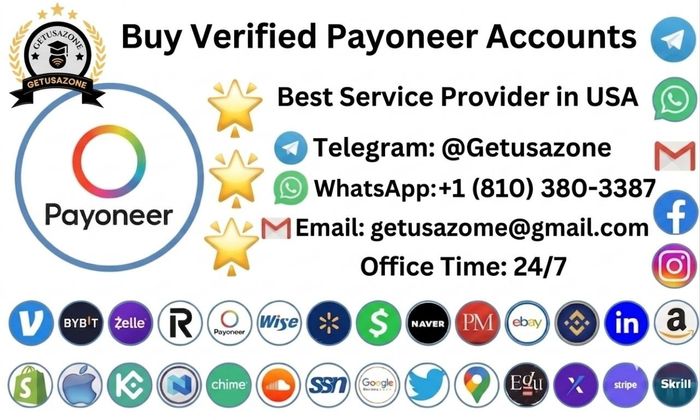 Top 5 Sites to Buy Verified Payoneer Accounts-All Documents