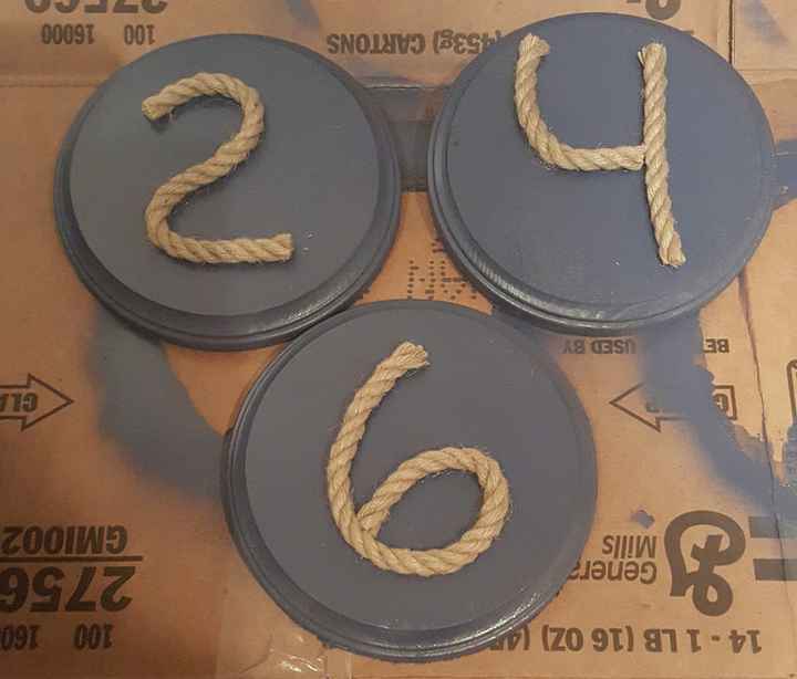 Table numbers! Show me yours!!