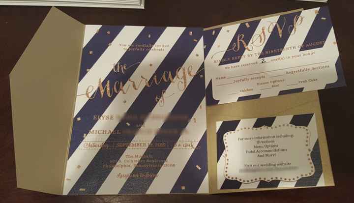 Response Card wording.