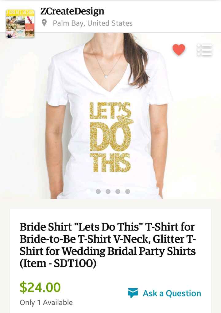 Google is failing me: getting ready shirt *Update!