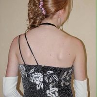 Medium length thin hair ladies, what bridal style?