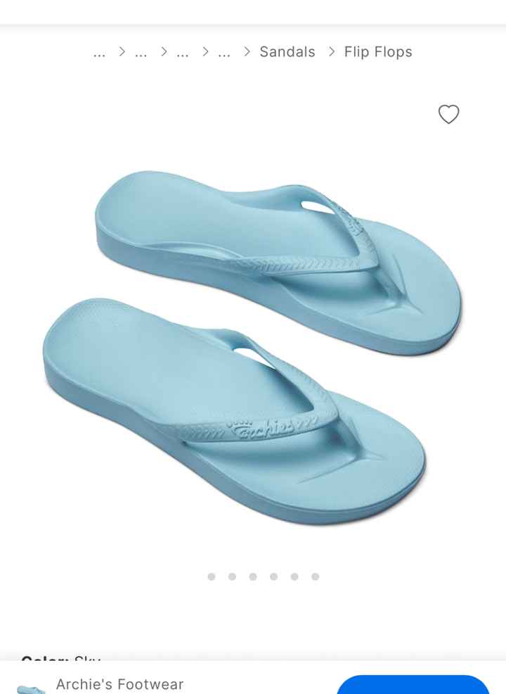 Bridesmaids store flip flops