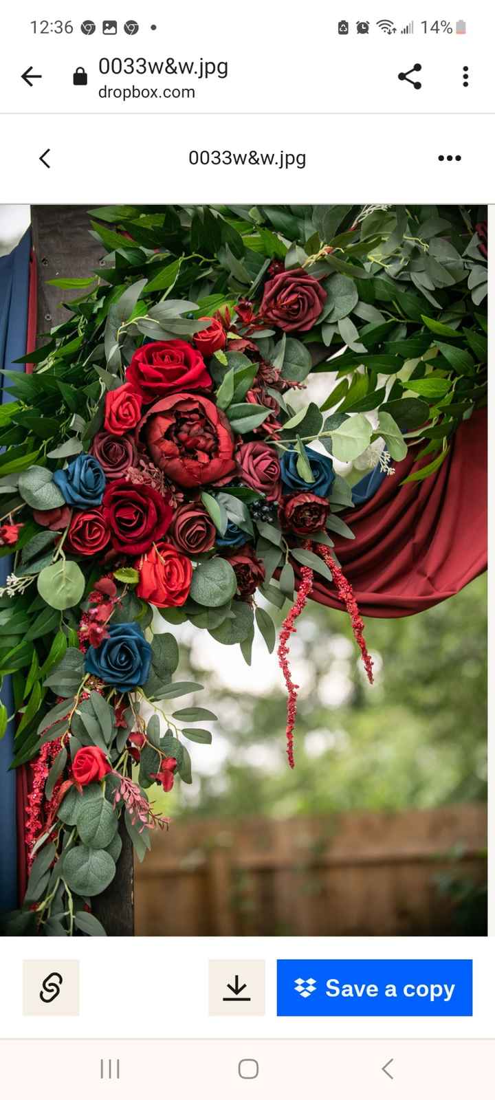 Have gorgeous faux flowers for wedding - 1