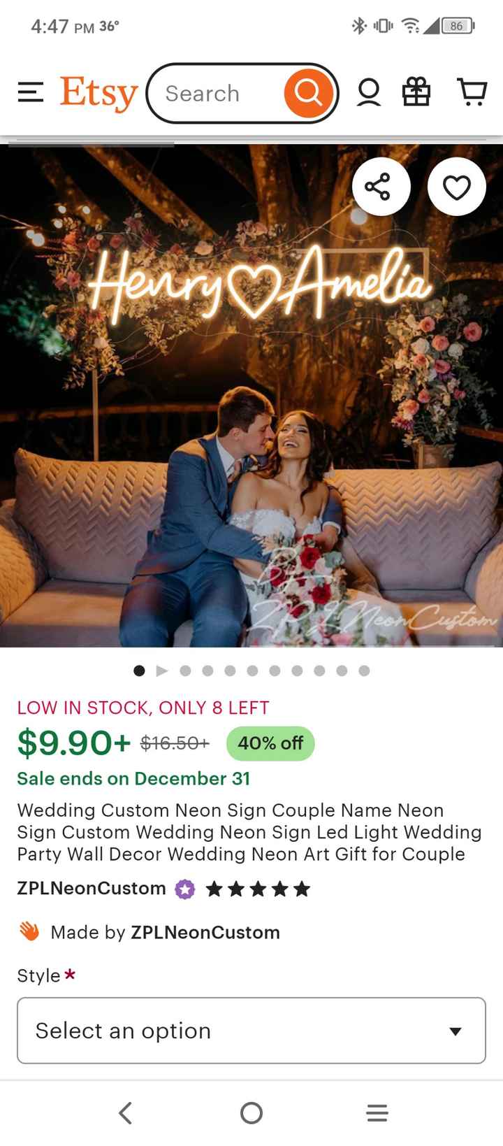 Help Me Choose the Perfect Custom Neon Sign for Our Wedding! - 2