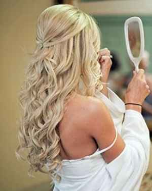 Show me 1 hair and 1 makeup inspiration you have for your wedding day!
