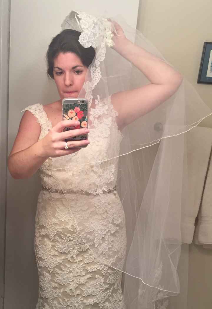Use mom's veil?