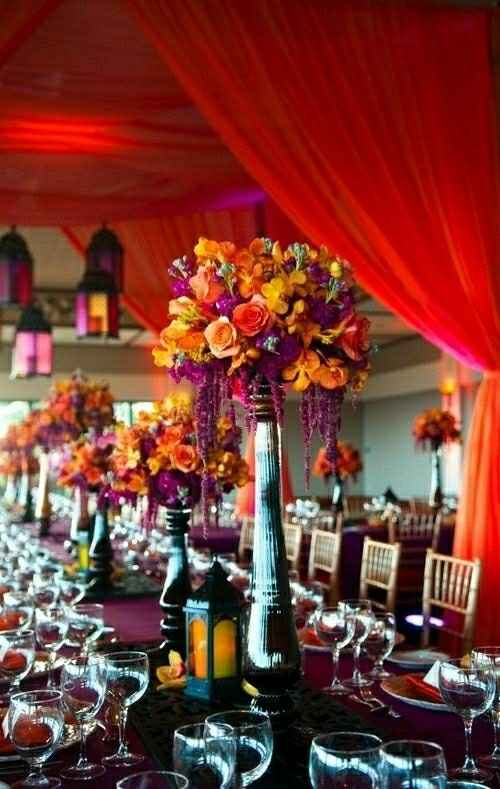 Halloween based colors for wedding ideas?!