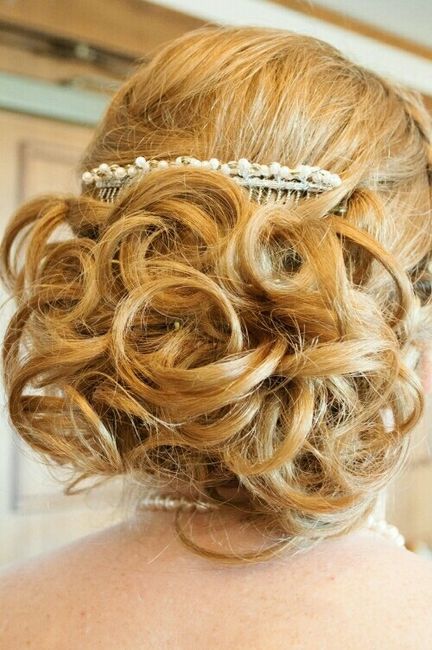 Let me see your wedding day hair!