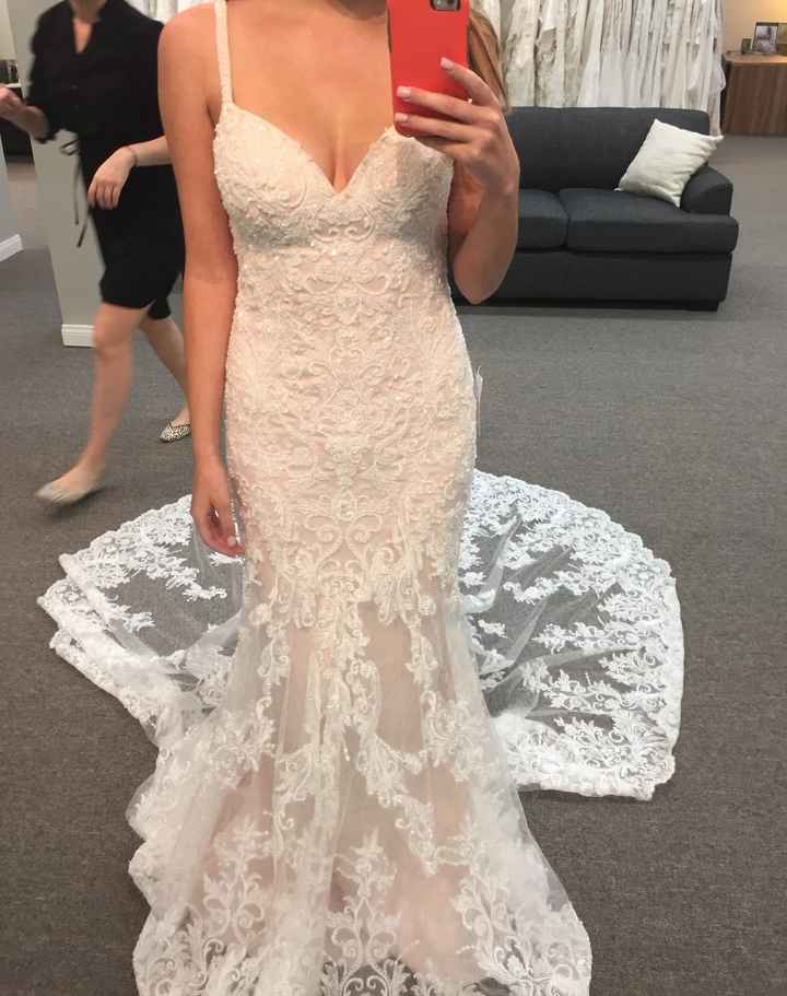 Pink wedding dress