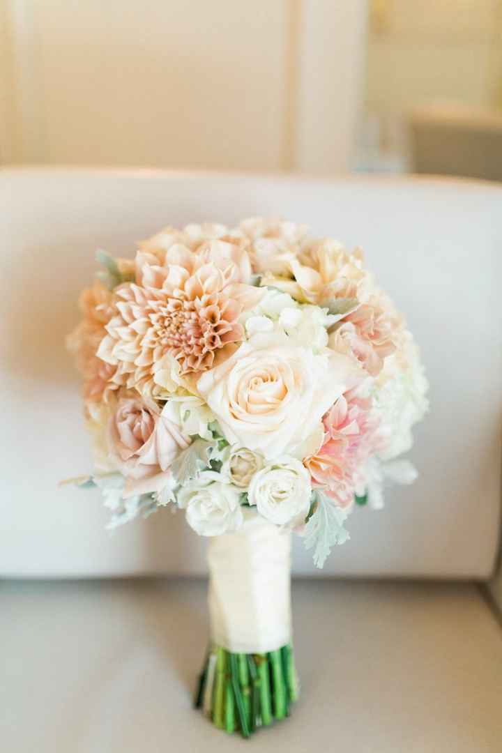 Blush brides & bridal party