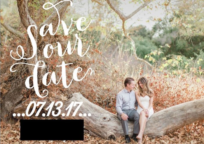Save The Date- Ill show you mine if you show me yours!
