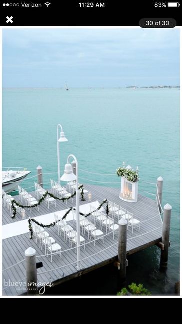 Boat dock wedding 2