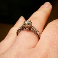 Engagement ring/wedding ring