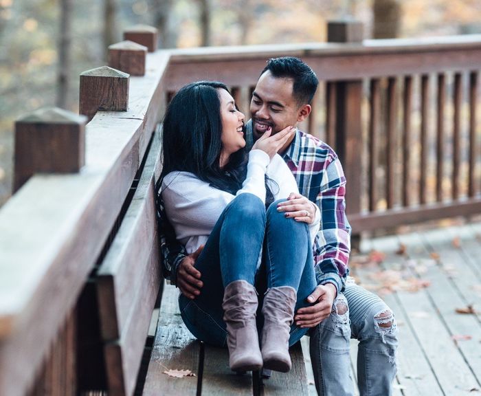 Engagement photos and double chins 8