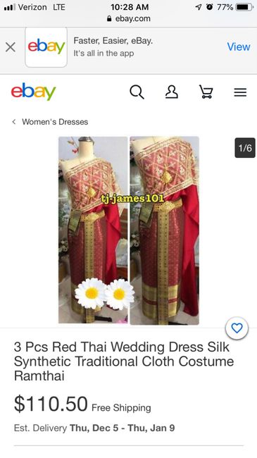 Any brides having a cultural dress also? 5