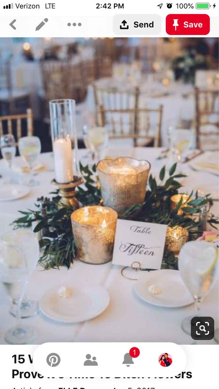 Question about saving money on centerpieces - 1