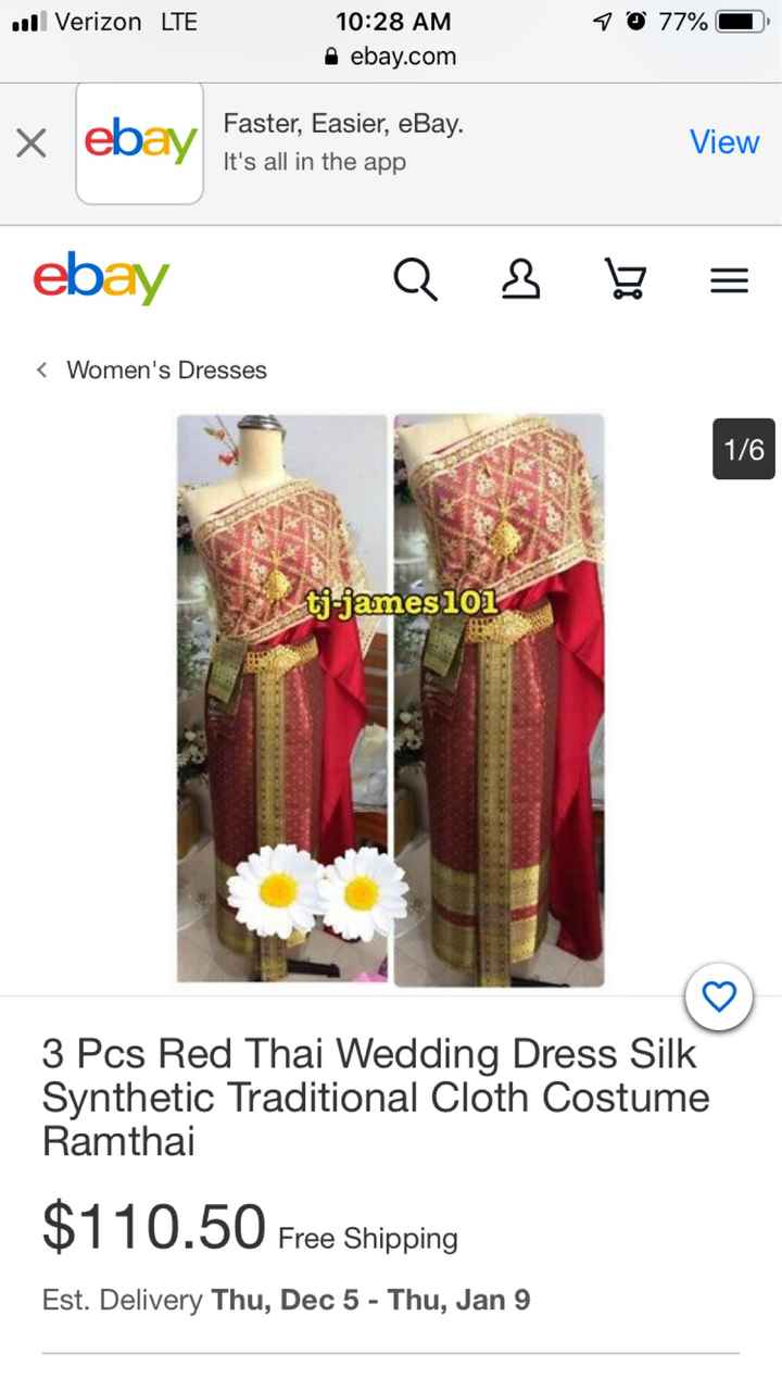 Any brides having a cultural dress also? - 1