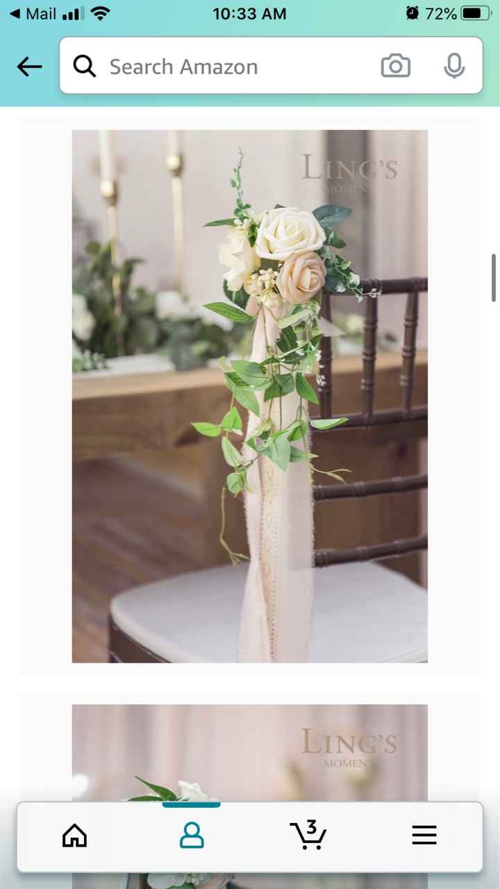 Re-using ceremony decor - 1