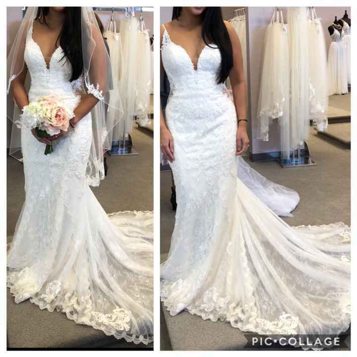 Short Brides! Show me your mermaid/fit and flare dresses!! - 1