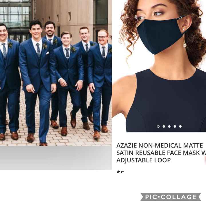 Matching masks with wedding party? - 1