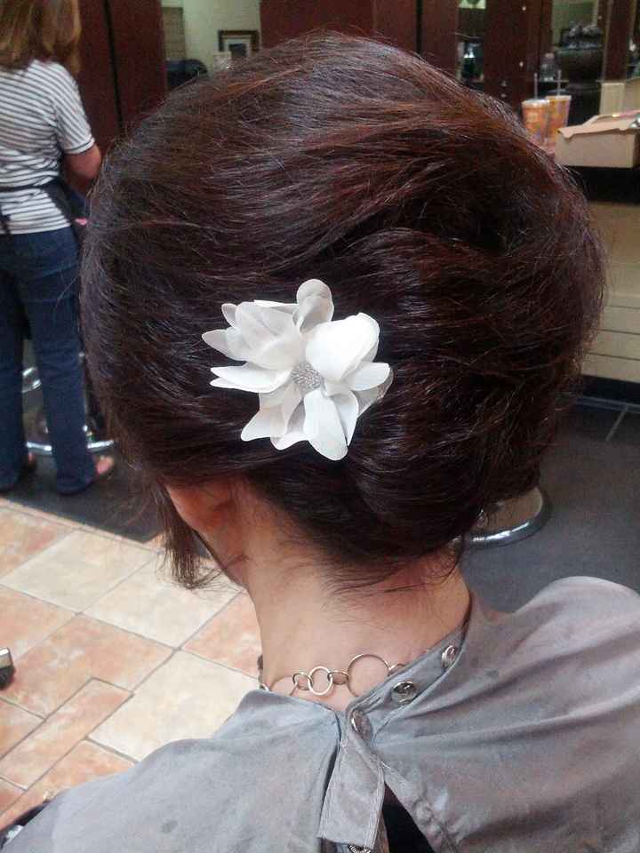 It's always something ... wedding hair edition (con't in comments)