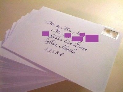 Invitation Labels - Please Help!