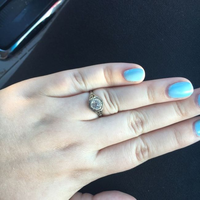 Let's see those beautiful rings lady's!